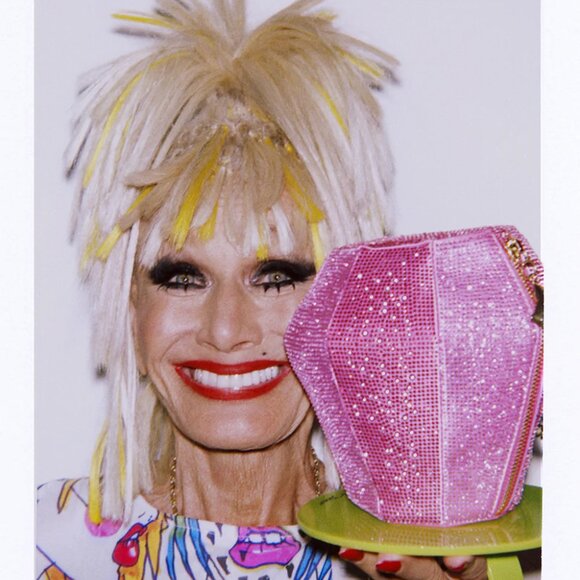 Betsey Johnson Kitsch Ring Pop Put A Ring On It Crossbody Pink Rhinestones NWT - Picture 13 of 16